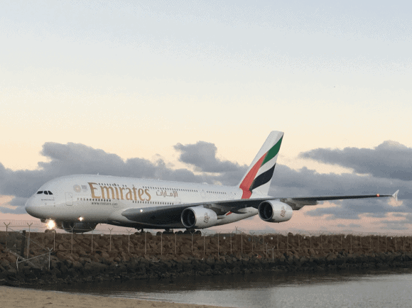 Emirates A380 Sydney Airport