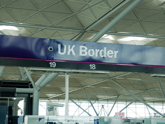 UK Border checkpoint