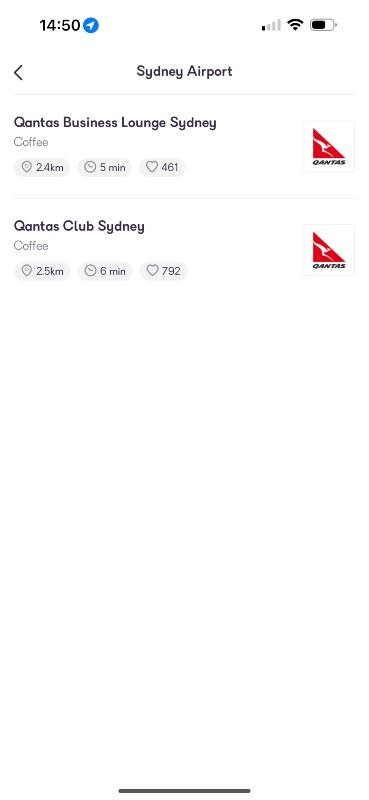 Order Qantas Club coffee in the Skip App