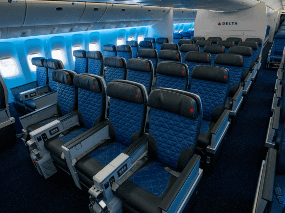 Premium Select cabin on Delta's Boeing 777