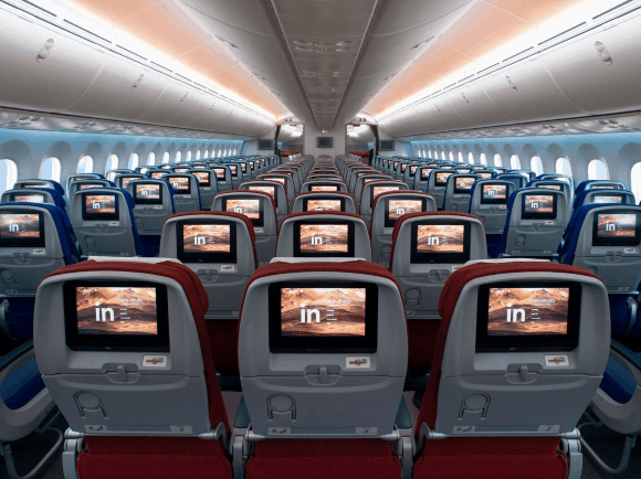 LATAM 787 economy seats