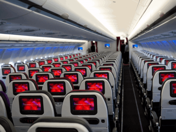 Virgin Australia A330 Economy seats