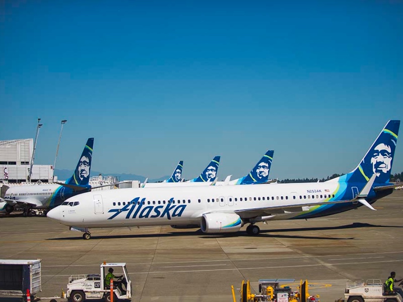 Alaska Airlines planes