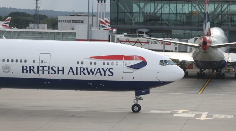 British Airways Boeing 777-300ER at Heathrow Airport