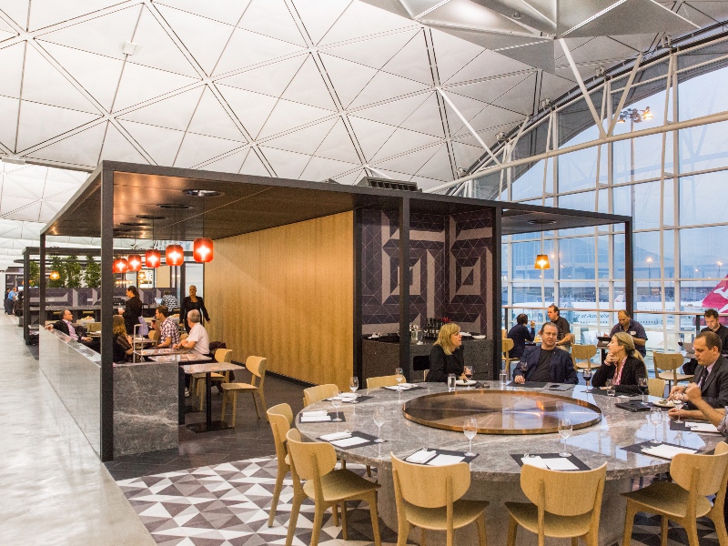 Qantas Hong Kong Lounge