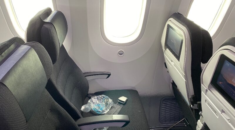Air New Zealand Boeing 787-9 Economy seat