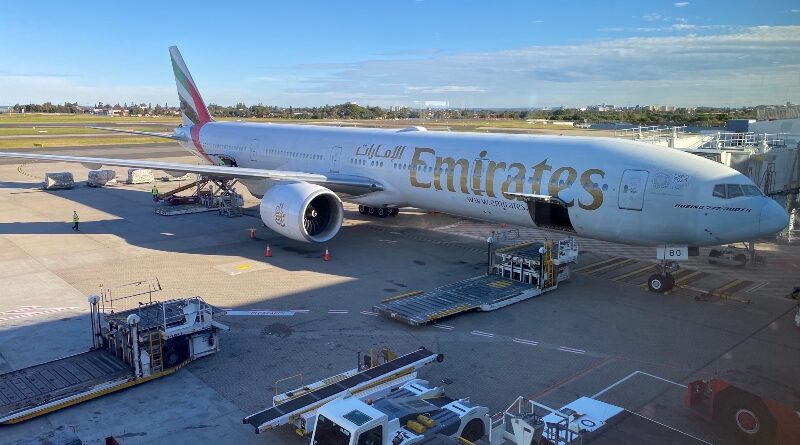 Emirates Boeing 777-300ER at Sydney Airport