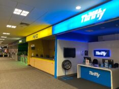 Thrifty, Hertz and Europcar counters