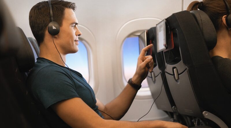 QantasLink Boeing 717 Economy Class with iPad IFE