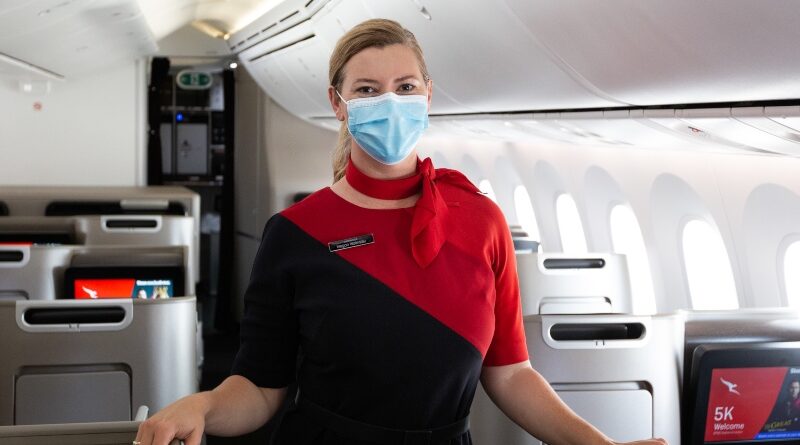 Qantas flight attendant