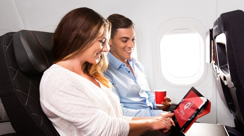 QantasLink offers Q-Streaming entertainment on its jet services