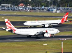 Qantas and Virgin Australia Airbus A330s