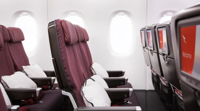 Qantas A380 Economy Class seats