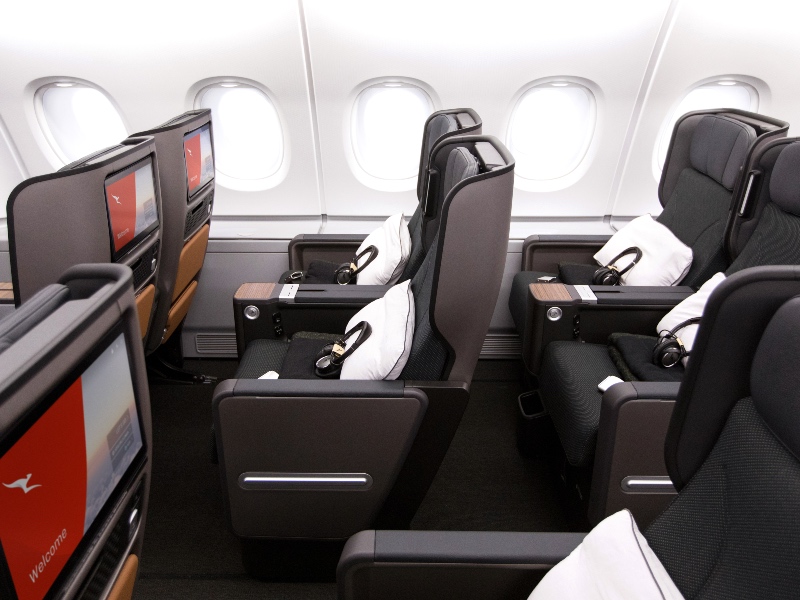 Qantas A380 Premium Economy seats