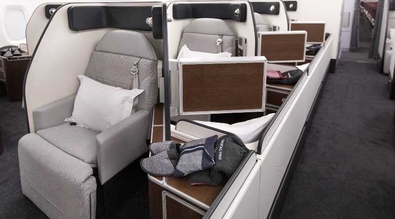 Qantas A380 First Class cabin