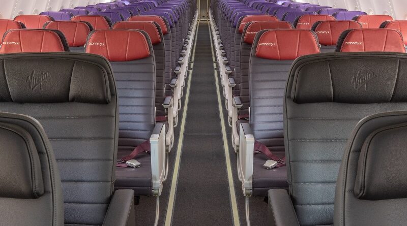 Virgin Australia Boeing 737-800 cabin interior business and economy