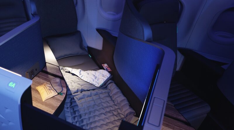 JetBlue's trans-Atlantic A321LR Mint Suites are configured in a 1-1 layout