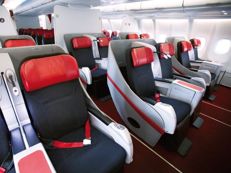 AirAsia X Premium Flatbed on the Airbus A330-300