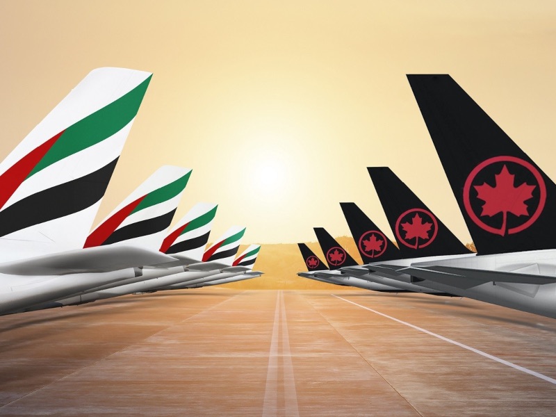 Emirates partnership with Air Canada