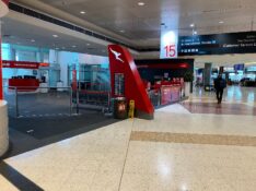 Qantas SYD international transfer