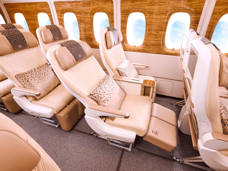 Emirates A380 Premium Economy seats