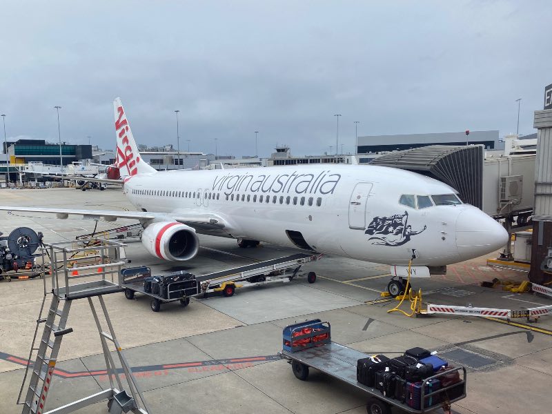 Virgin Australia Boeing 737-800 at Melbourne Airport