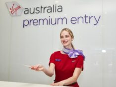 The Virgin Australia premium lounge entry in Brisbane has reopened