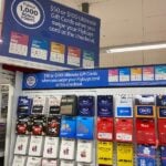 Gift cards for sale at Coles