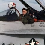 Retired pilot Ron Haack in his military flying days