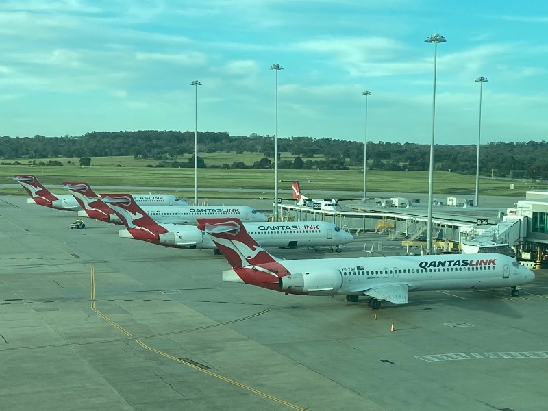 QantasLink Boeing 717s at Melbourne Airport