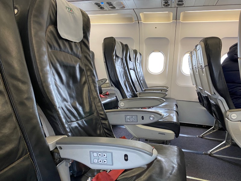 ITA Airways Airbus A319 Economy Class seats