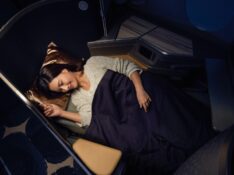 China Airlines Airbus A350 Business Class lie-flat bed