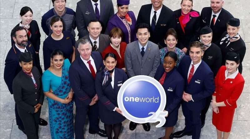 Cabin crew from Oneworld's 13 member airlines in 2024