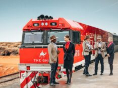 The Ghan partnership with Qantas Journey Beyond outback