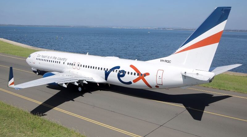 Rex Boeing 737-800 at Sydney Airport