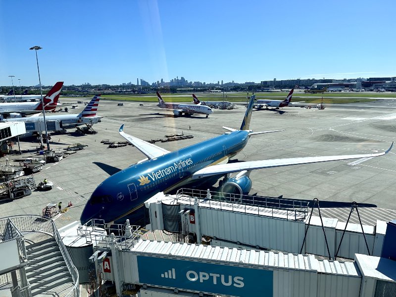 Vietnam Airlines Airbus A350 at Sydney Airport