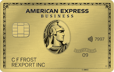 Amex Gold Business card
