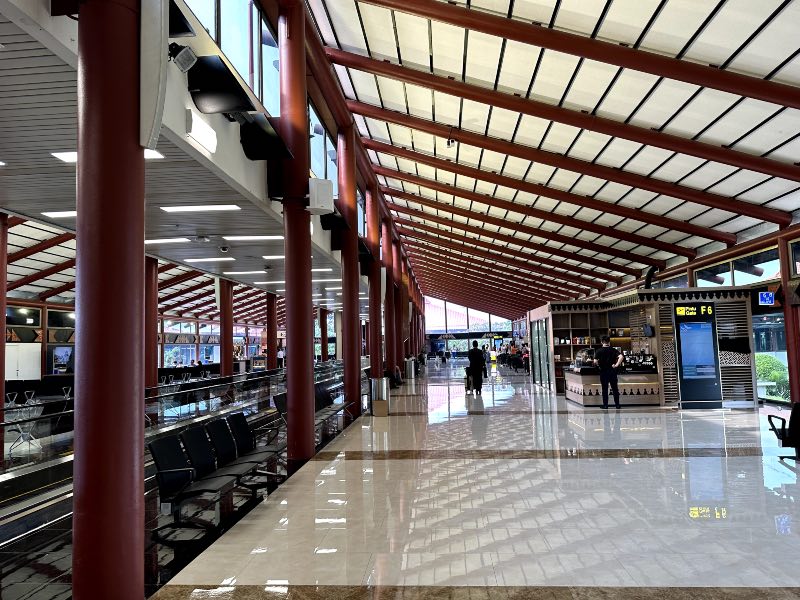Terminal 2 departures area at Jakarta Soekarno-Hatta International Airport