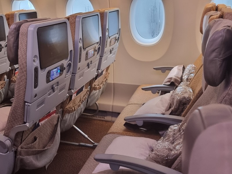 Singapore Airlines A350-900 Economy Class Seating