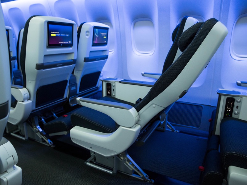 British Airways World Traveller Plus cabin