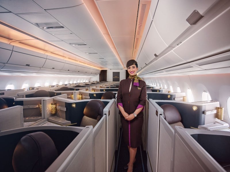 Etihad Airways A350 Business Class