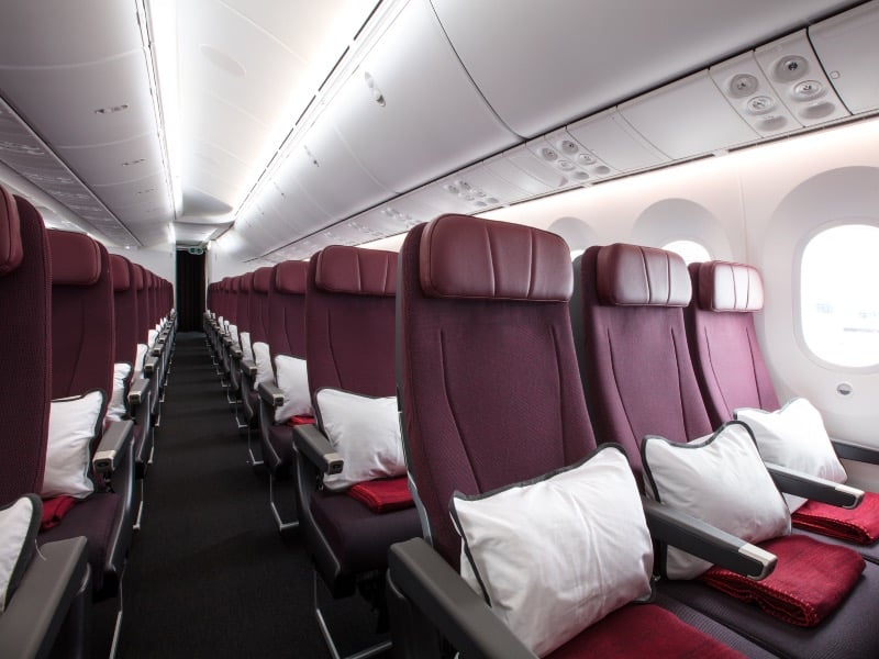 Qantas Boeing 787-9 Economy Class