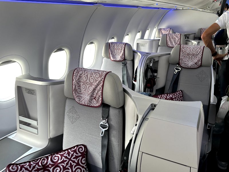 Air Astana A321LR Business Class seats