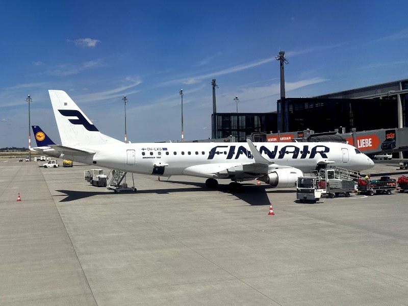 Finnair E190 at Berlin Airport