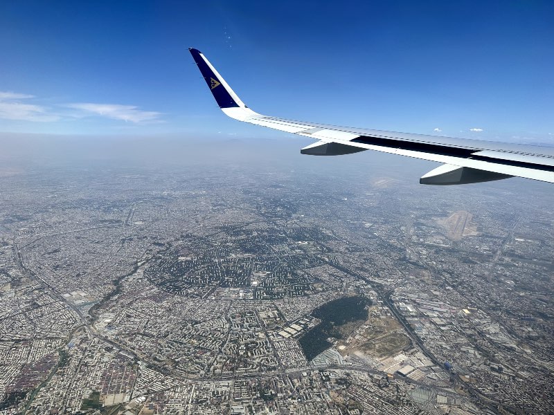 The view approaching Tashkent on KC127