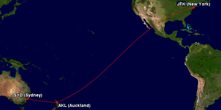 QF3 route map