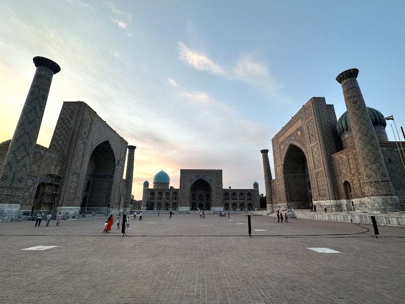 The Registan in the heart of Samarkand, Uzbekistan