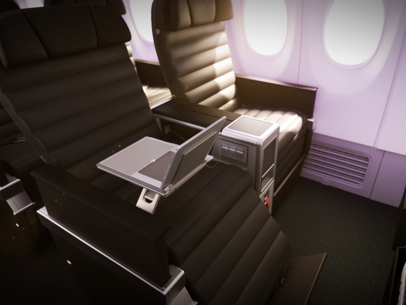 Virgin Australia's new Boeing 737-8 Business Class seats