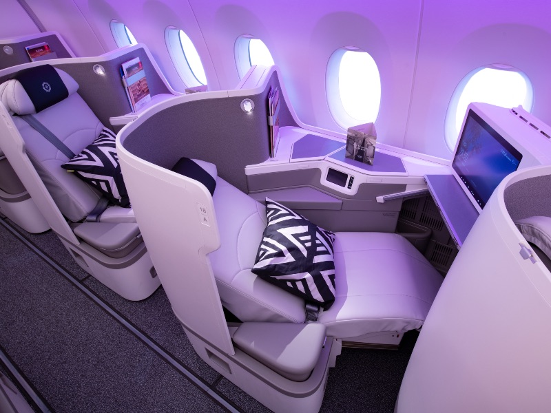 Fiji Airways Airbus A350 Business Class seats