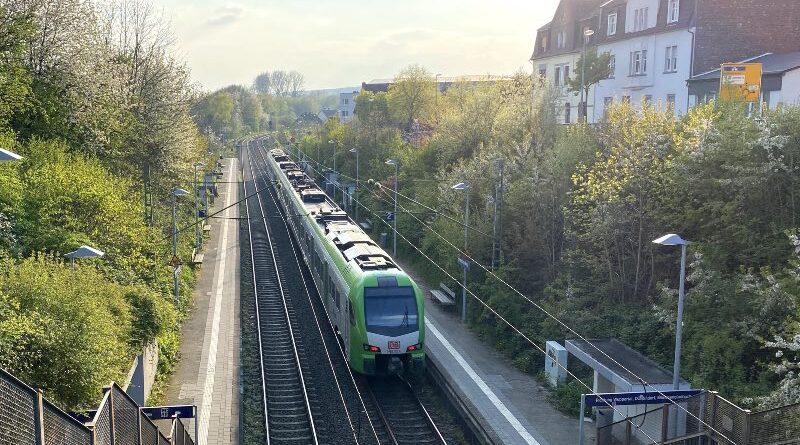 Train in Gevelsberg, Germany